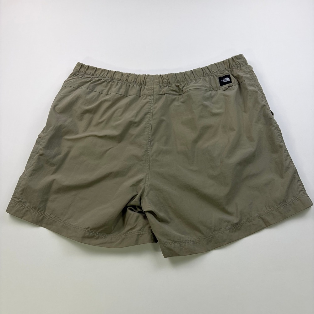 The North Face Stow Hiking Shorts Womens XL Khaki Green Nylon Outdoor Utility - Picture 6 of 12